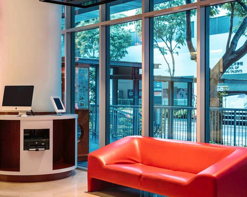 مبل چرمی لابی هتل